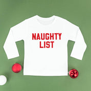 Naughty List - Child LONG SLEEVE Tee Little Mama Shirt Shop