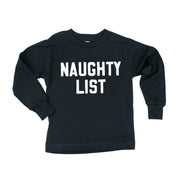 Naughty List - Child LONG SLEEVE Tee Little Mama Shirt Shop