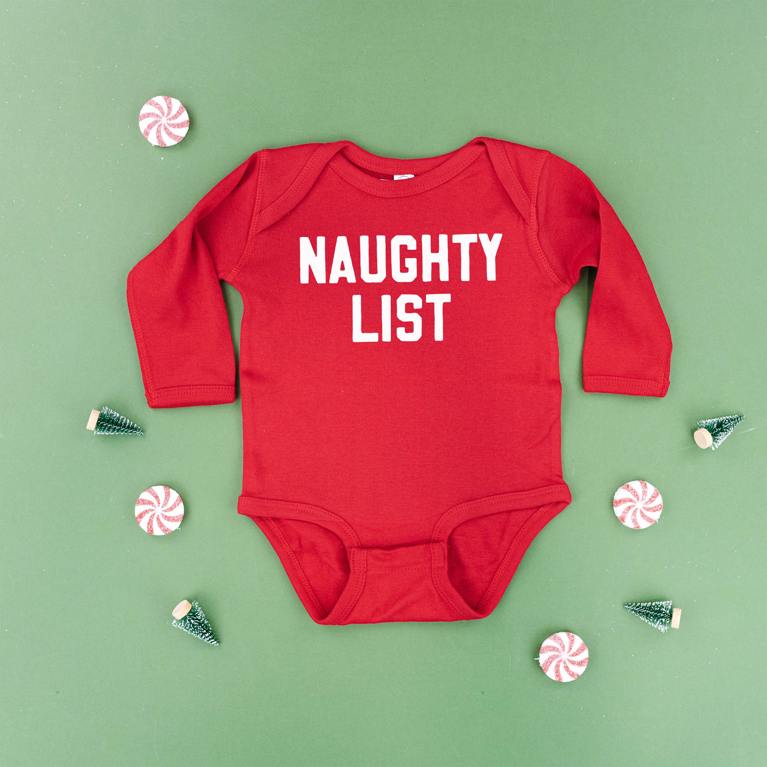 Naughty List - Child LONG SLEEVE Tee Little Mama Shirt Shop