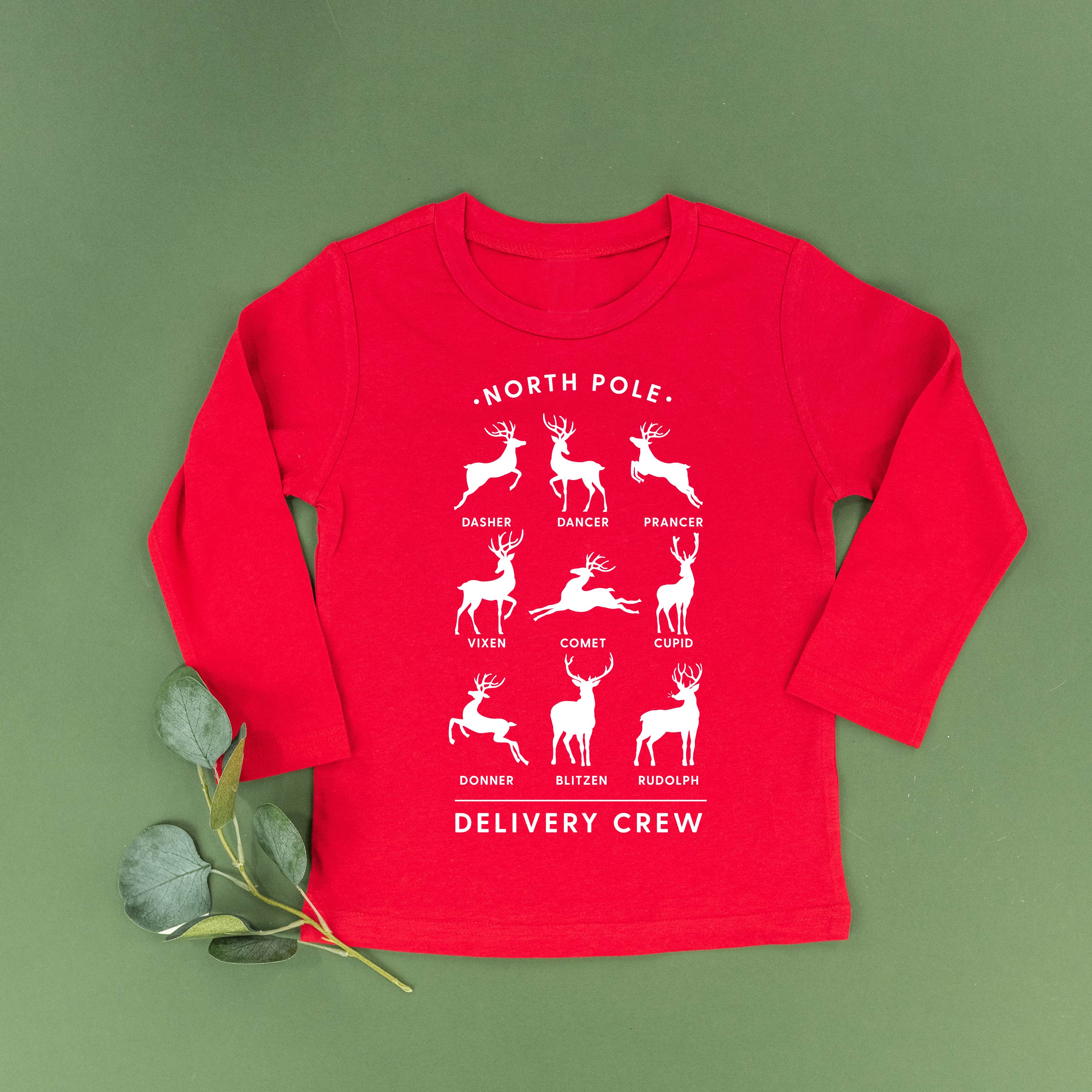 long_sleeve_kids_tees_north_pole_delivery_crew_little_mama_shirt_shop