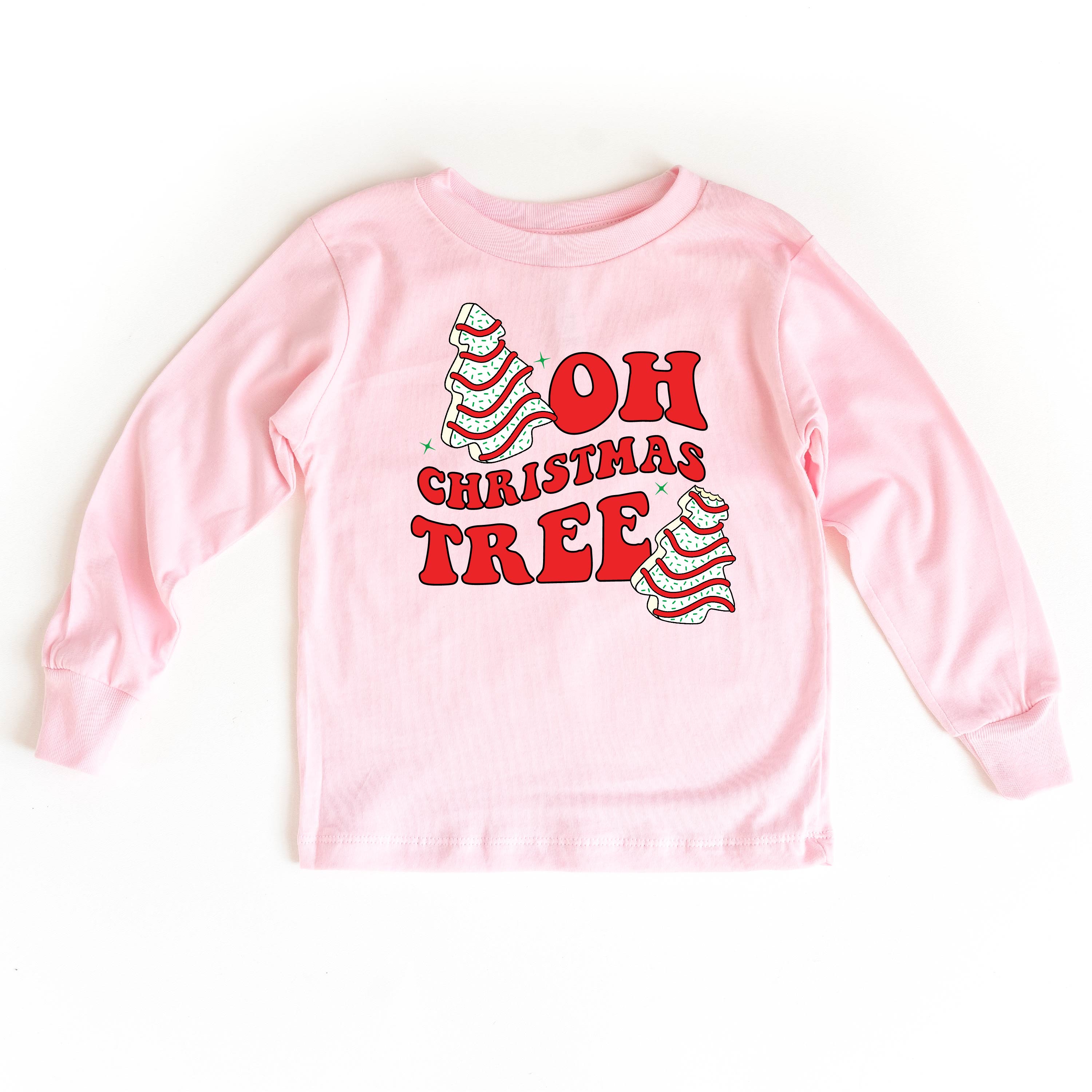 Oh Christmas Tree - Child LONG SLEEVE Tee Little Mama Shirt Shop