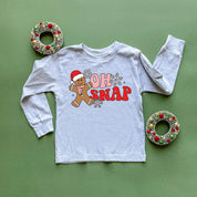 Oh Snap - Gingerbread Man - Child LONG SLEEVE Tee Little Mama Shirt Shop