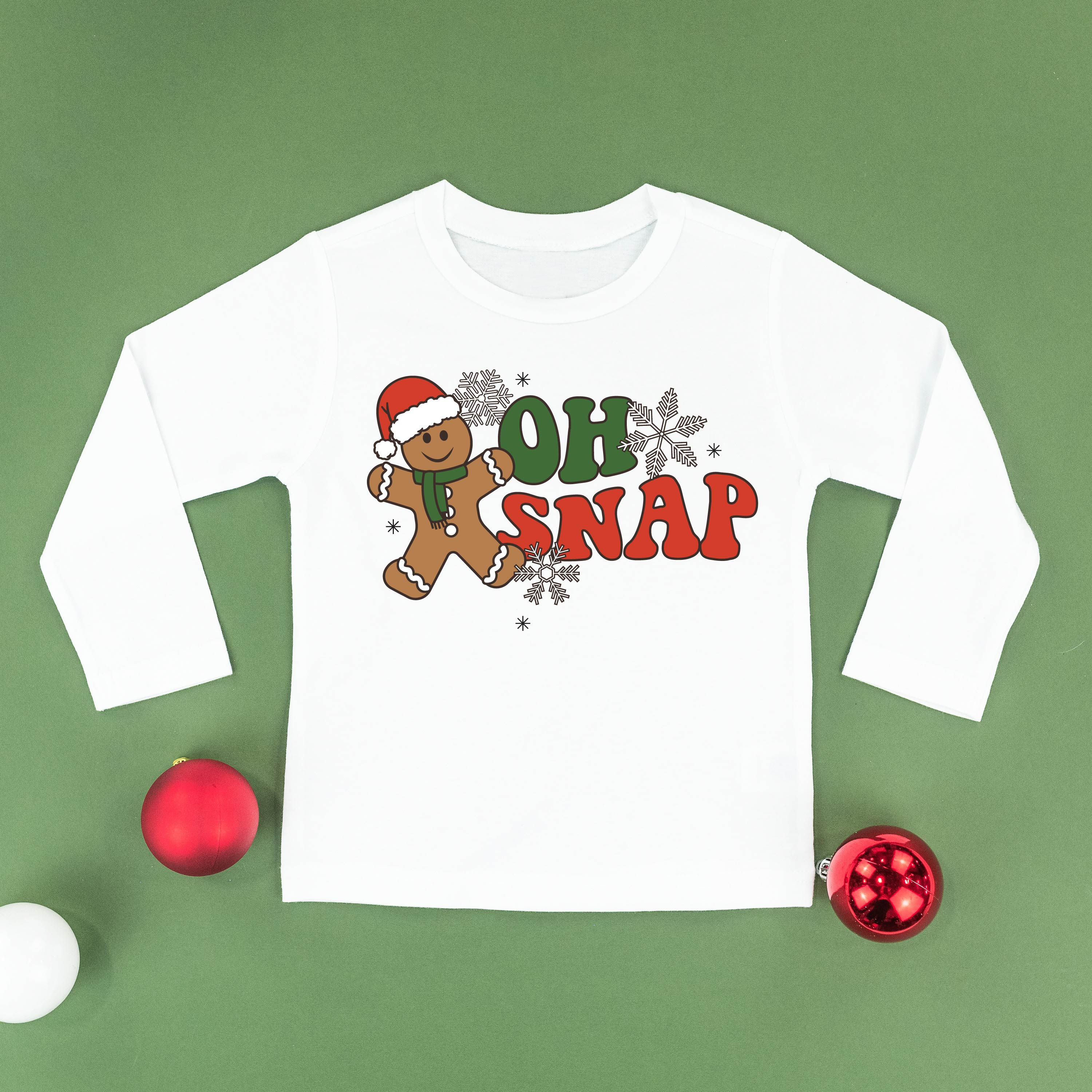 long_sleeve_kids_tees_oh_snap_gingerbread_man_little_mama_shirt_shop