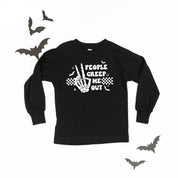 People Creep Me Out - Child Long Sleeve Tee Little Mama Shirt Shop