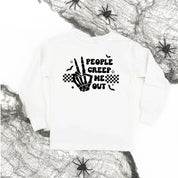 People Creep Me Out - Child Long Sleeve Tee Little Mama Shirt Shop