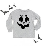 Spooky Jack-o'-lantern Face - Child Long Sleeve Tee Little Mama Shirt Shop