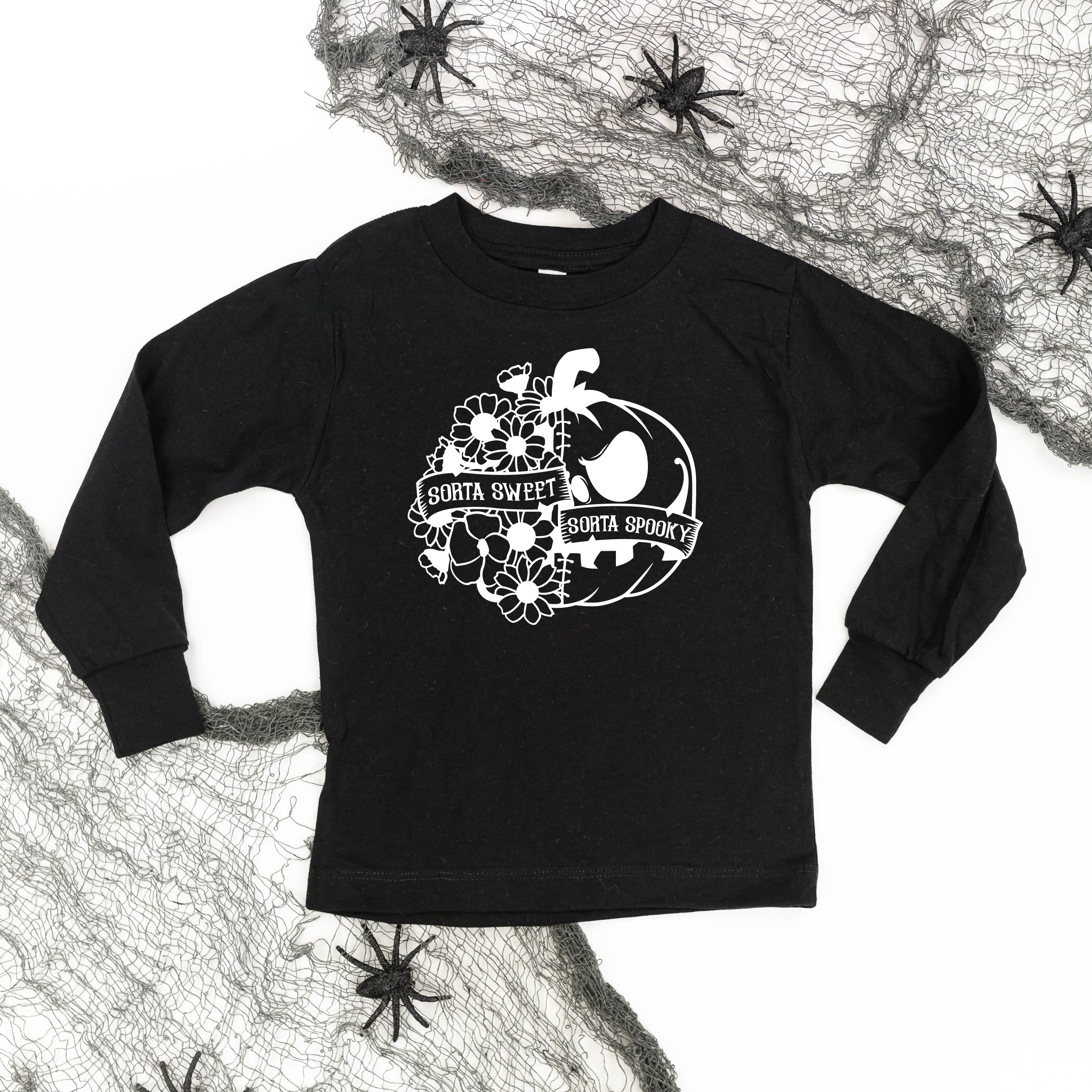 long_sleeve_kids_tees_sorta_sweet_sorta_spooky_little_mama_shirt_shop