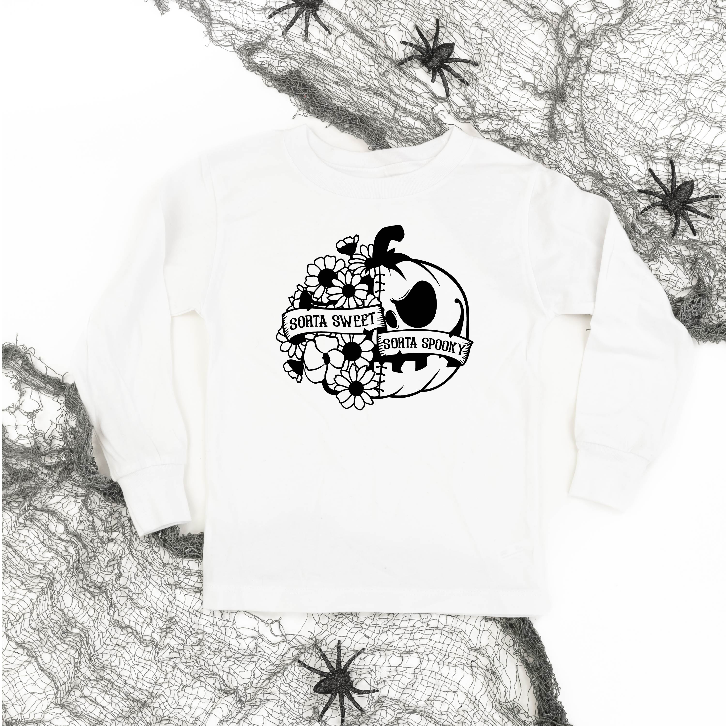 Sorta Sweet Sorta Spooky - Child Long Sleeve Tee Little Mama Shirt Shop