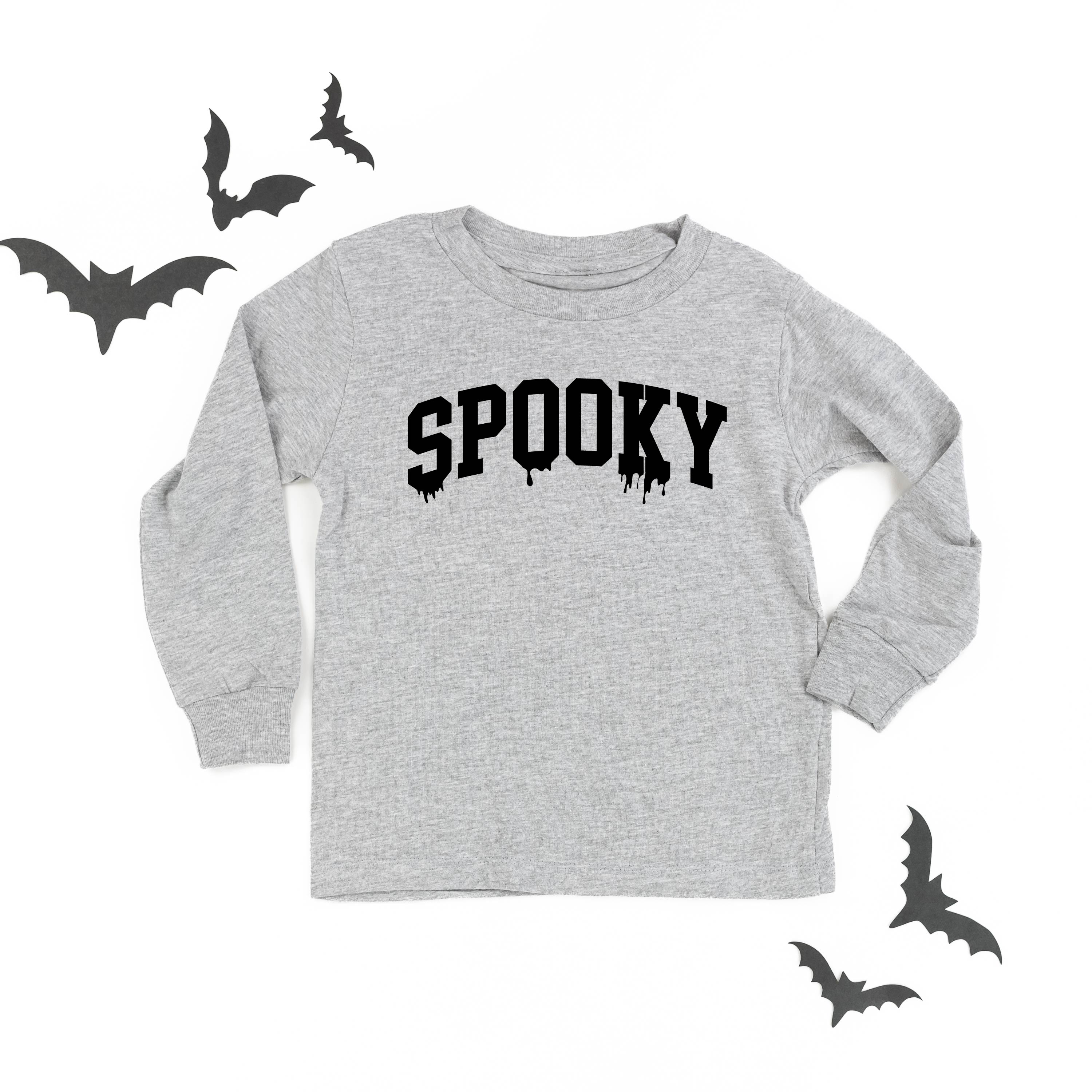 Spooky (Dripping) - Child Long Sleeve Tee Little Mama Shirt Shop
