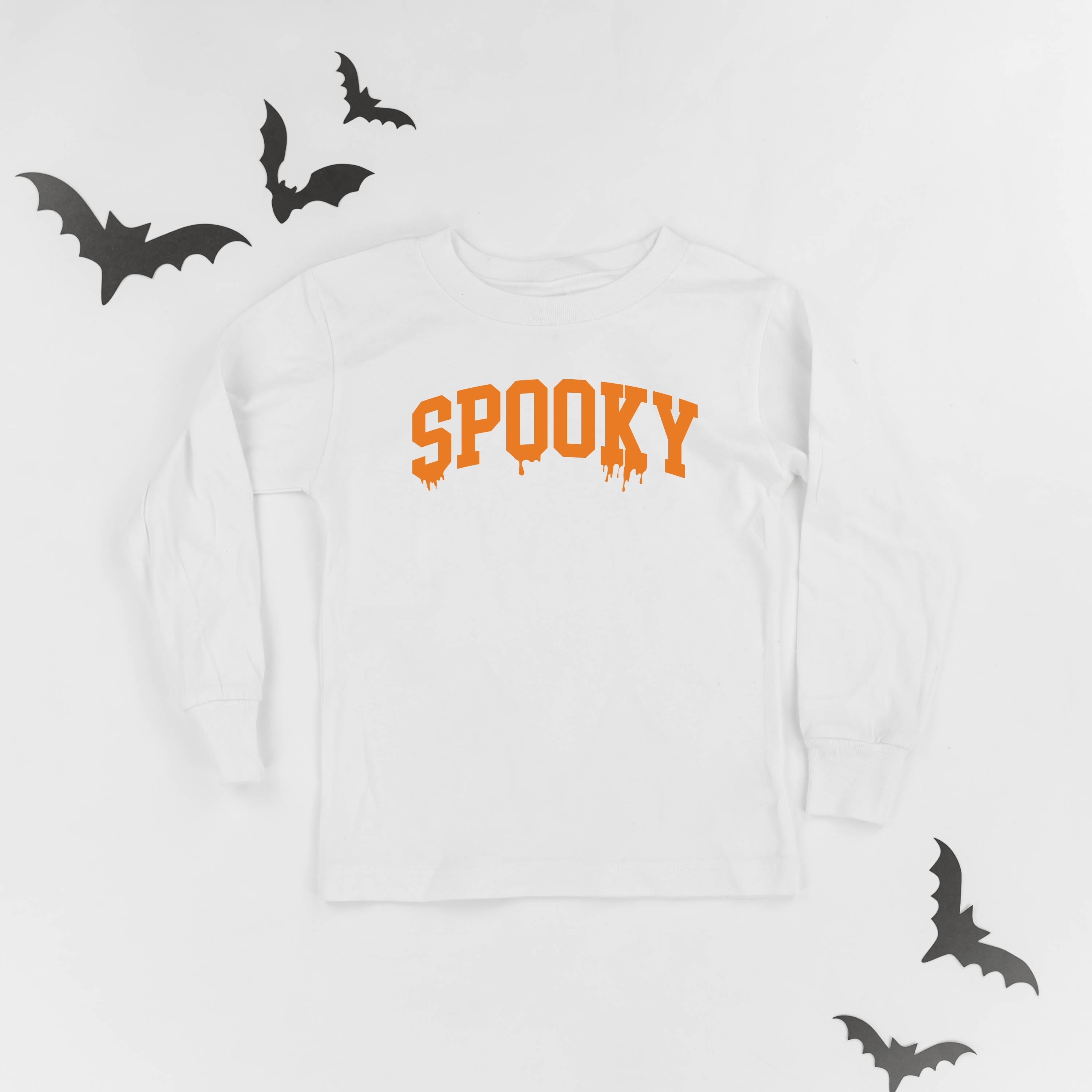 Spooky (Dripping) - Child Long Sleeve Tee Little Mama Shirt Shop