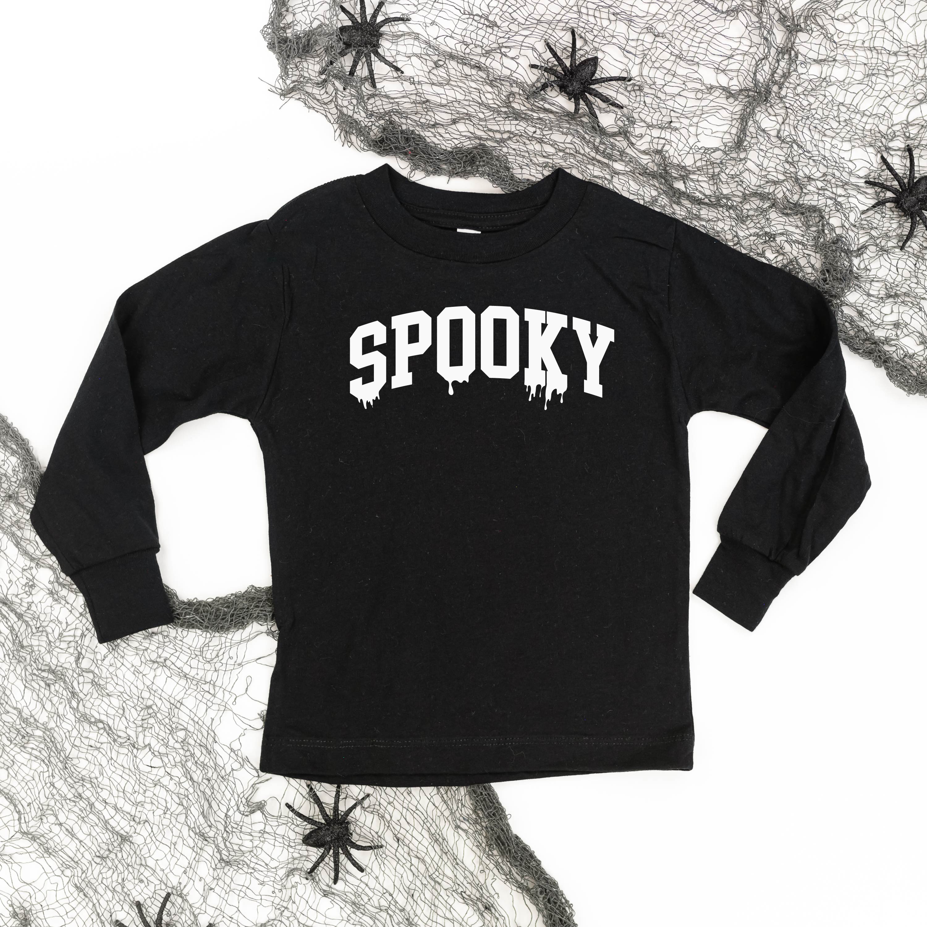Spooky (Dripping) - Child Long Sleeve Tee Little Mama Shirt Shop