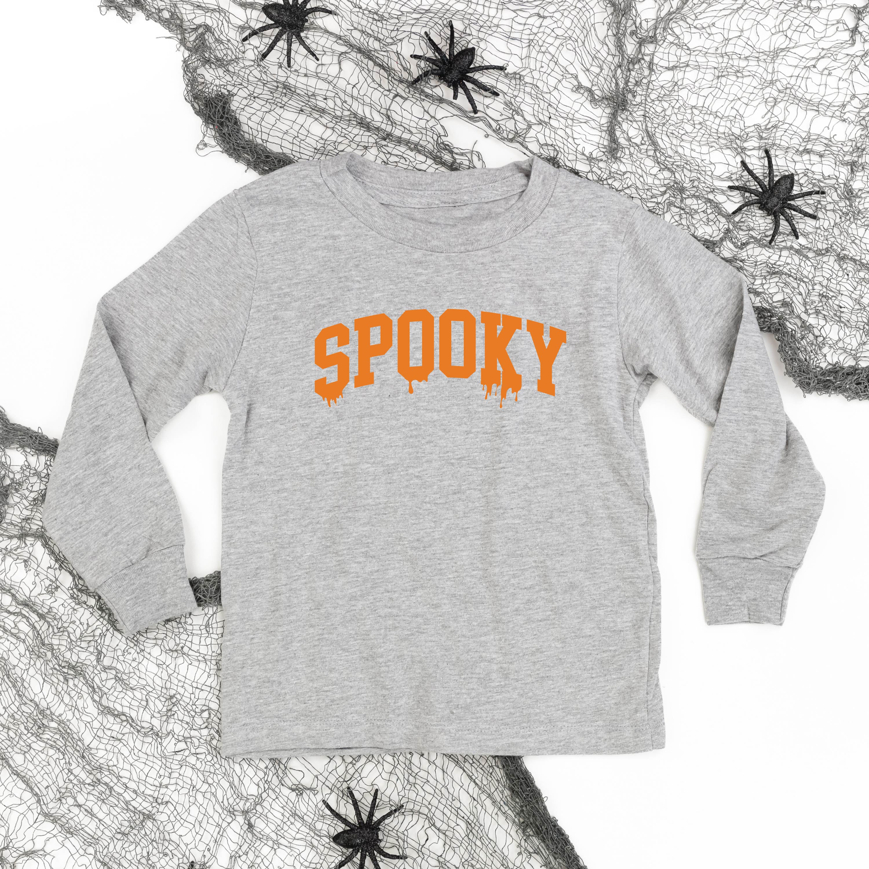 Spooky (Dripping) - Child Long Sleeve Tee Little Mama Shirt Shop
