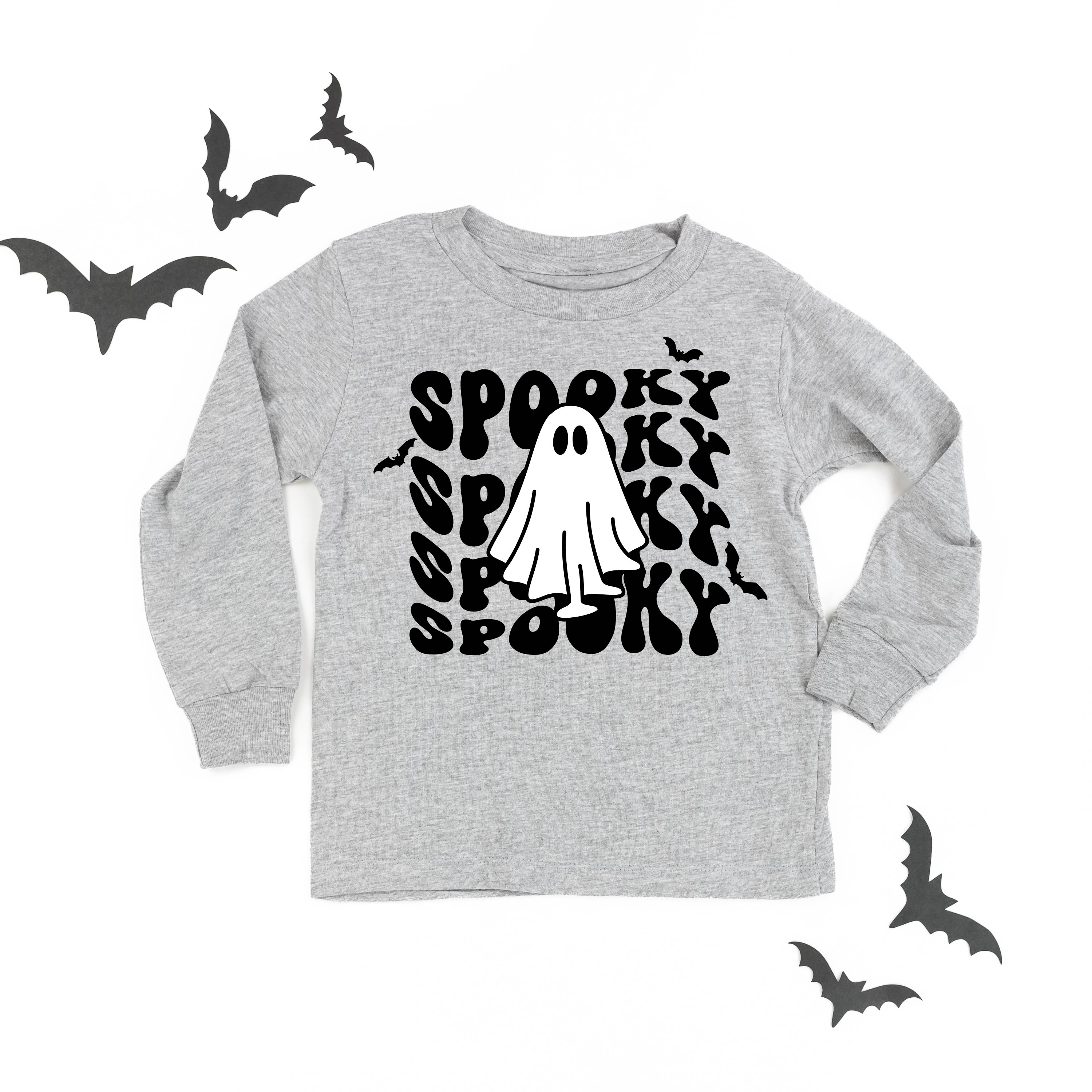 Spooky Ghost - Child Long Sleeve Tee Little Mama Shirt Shop