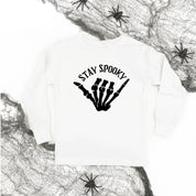 Stay Spooky Skelly Hand - Child Long Sleeve Tee Little Mama Shirt Shop