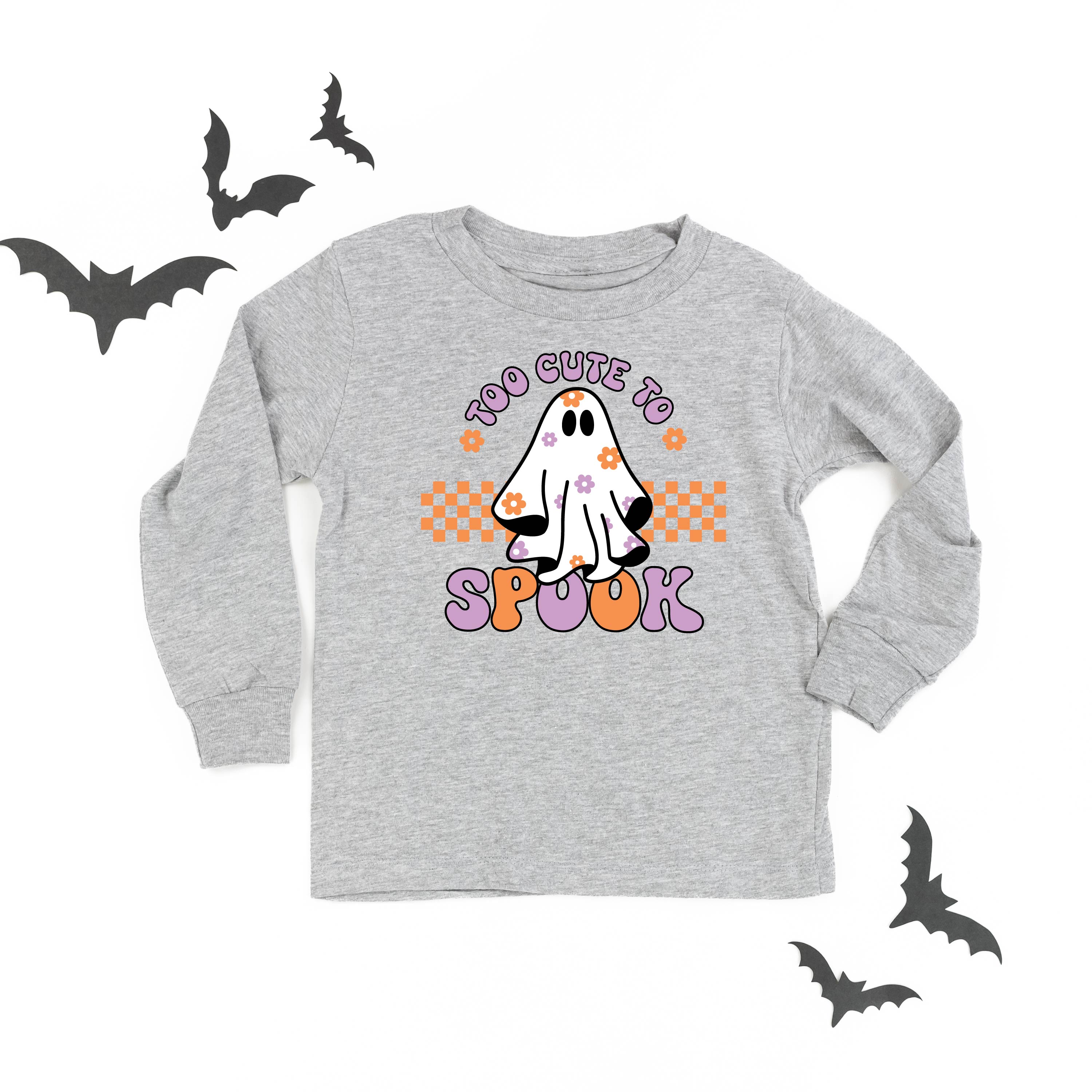 Too Cute to Spook - Child Long Sleeve Tee Little Mama Shirt Shop