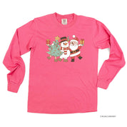 Christmas Pals - LONG SLEEVE Comfort Colors Tee Little Mama Shirt Shop