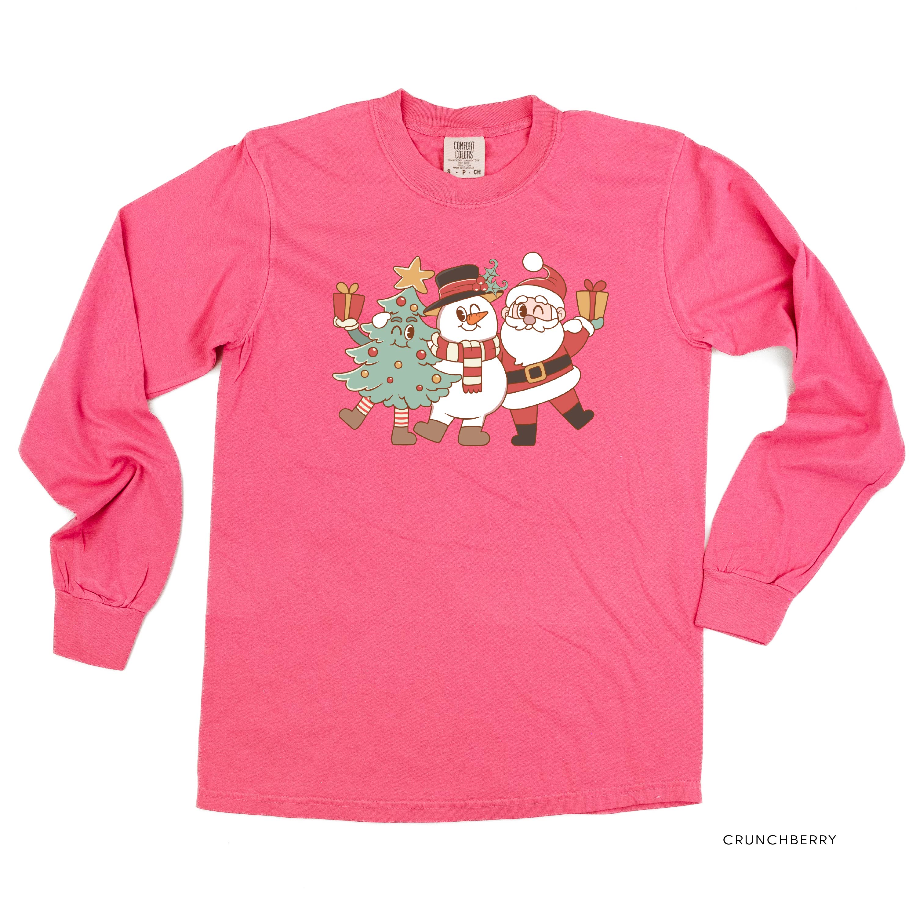 Christmas Pals - LONG SLEEVE Comfort Colors Tee Little Mama Shirt Shop