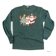 Christmas Pals - LONG SLEEVE Comfort Colors Tee Little Mama Shirt Shop