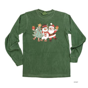 Christmas Pals - LONG SLEEVE Comfort Colors Tee Little Mama Shirt Shop