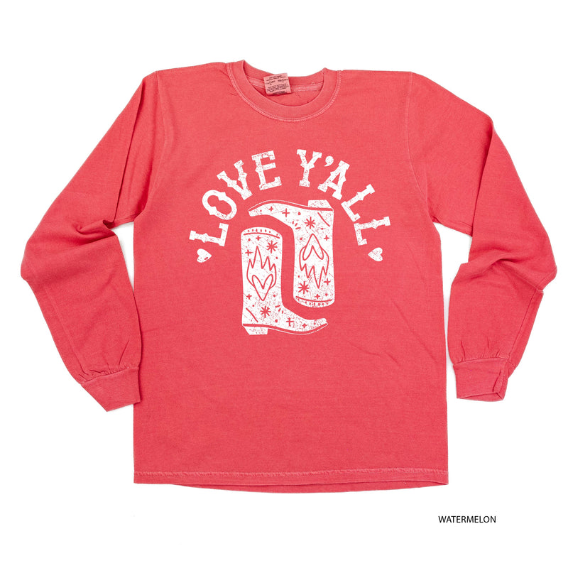 Love Y'all - LONG SLEEVE Comfort Colors Tee