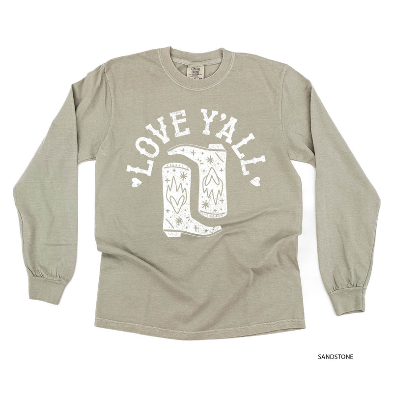 Love Y'all - LONG SLEEVE Comfort Colors Tee