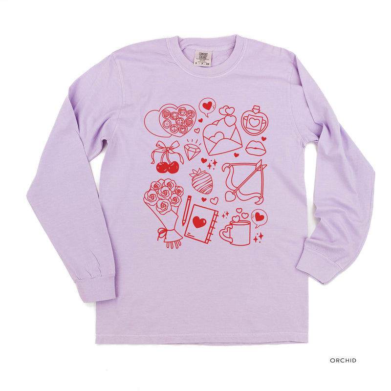 Romantic Collage - LONG SLEEVE Comfort Colors Tee