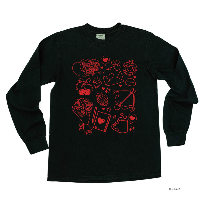 Romantic Collage - LONG SLEEVE Comfort Colors Tee