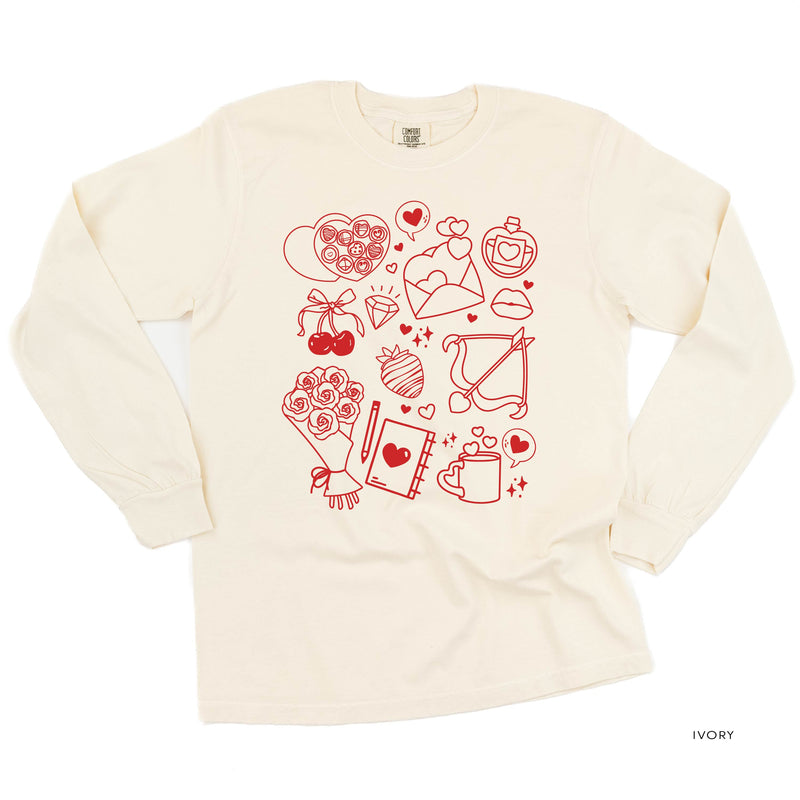 Romantic Collage - LONG SLEEVE Comfort Colors Tee