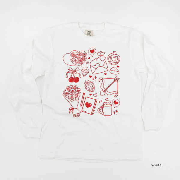 Romantic Collage - LONG SLEEVE Comfort Colors Tee