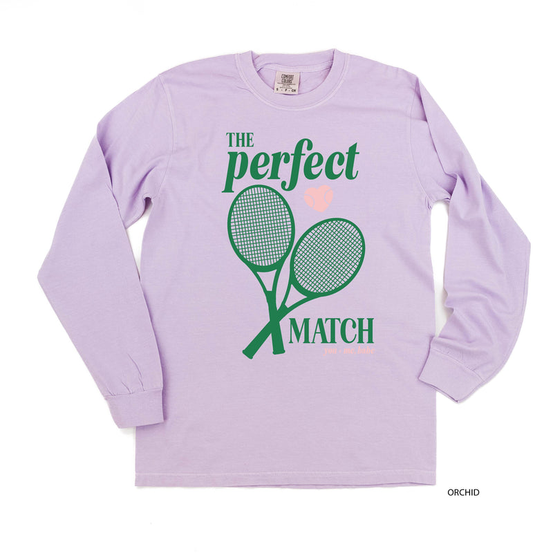 Tennis - The Perfect Match - LONG SLEEVE Comfort Colors Tee