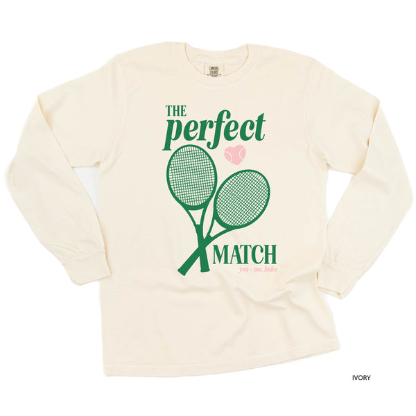 Tennis - The Perfect Match - LONG SLEEVE Comfort Colors Tee