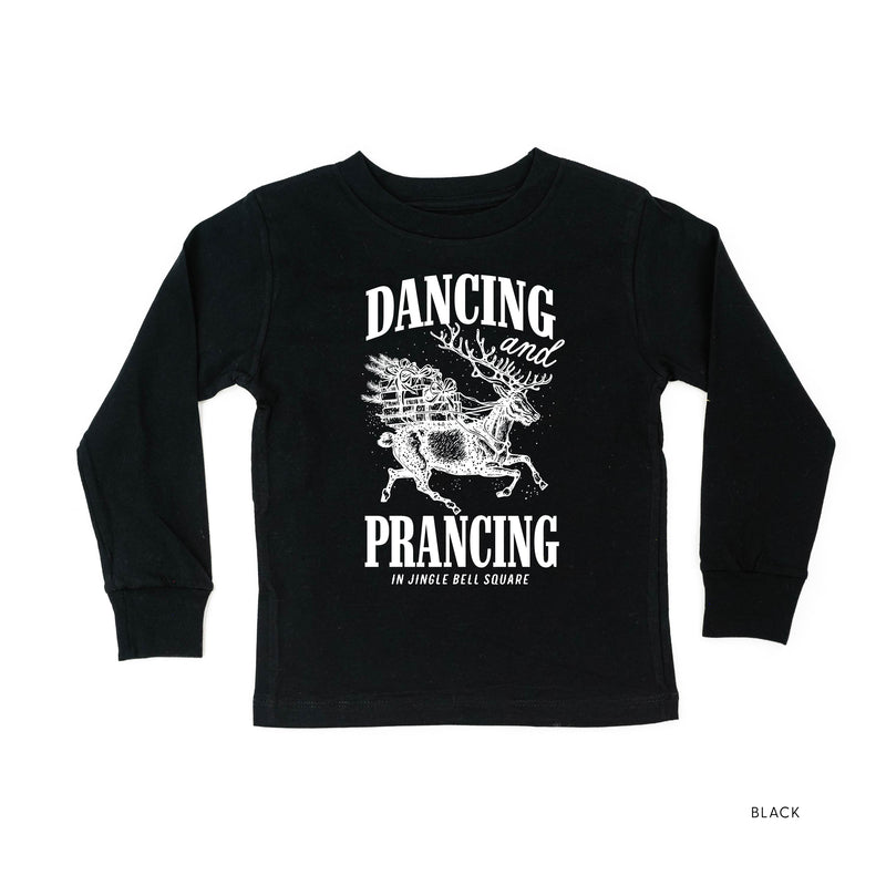 Dancing and Prancing in Jingle Bell Square - Child LONG SLEEVE Tee