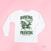 Dancing and Prancing in Jingle Bell Square - Child LONG SLEEVE Tee Little Mama Shirt Shop