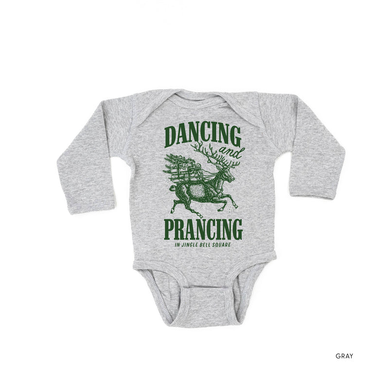 Dancing and Prancing in Jingle Bell Square - Child LONG SLEEVE Tee