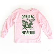 Dancing and Prancing in Jingle Bell Square - Child LONG SLEEVE Tee Little Mama Shirt Shop