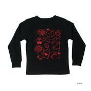 Romantic Collage - Child Long Sleeve Tee Little Mama Shirt Shop
