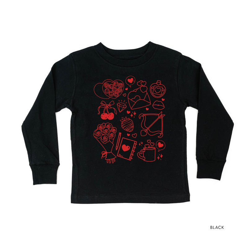 Romantic Collage - Child LONG SLEEVE Tee