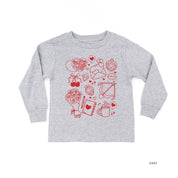 Romantic Collage - Child Long Sleeve Tee Little Mama Shirt Shop