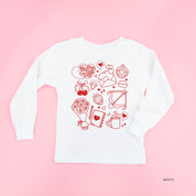 Romantic Collage - Child Long Sleeve Tee Little Mama Shirt Shop