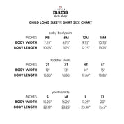 Love You More - Child LONG SLEEVE Tee Little Mama Shirt Shop