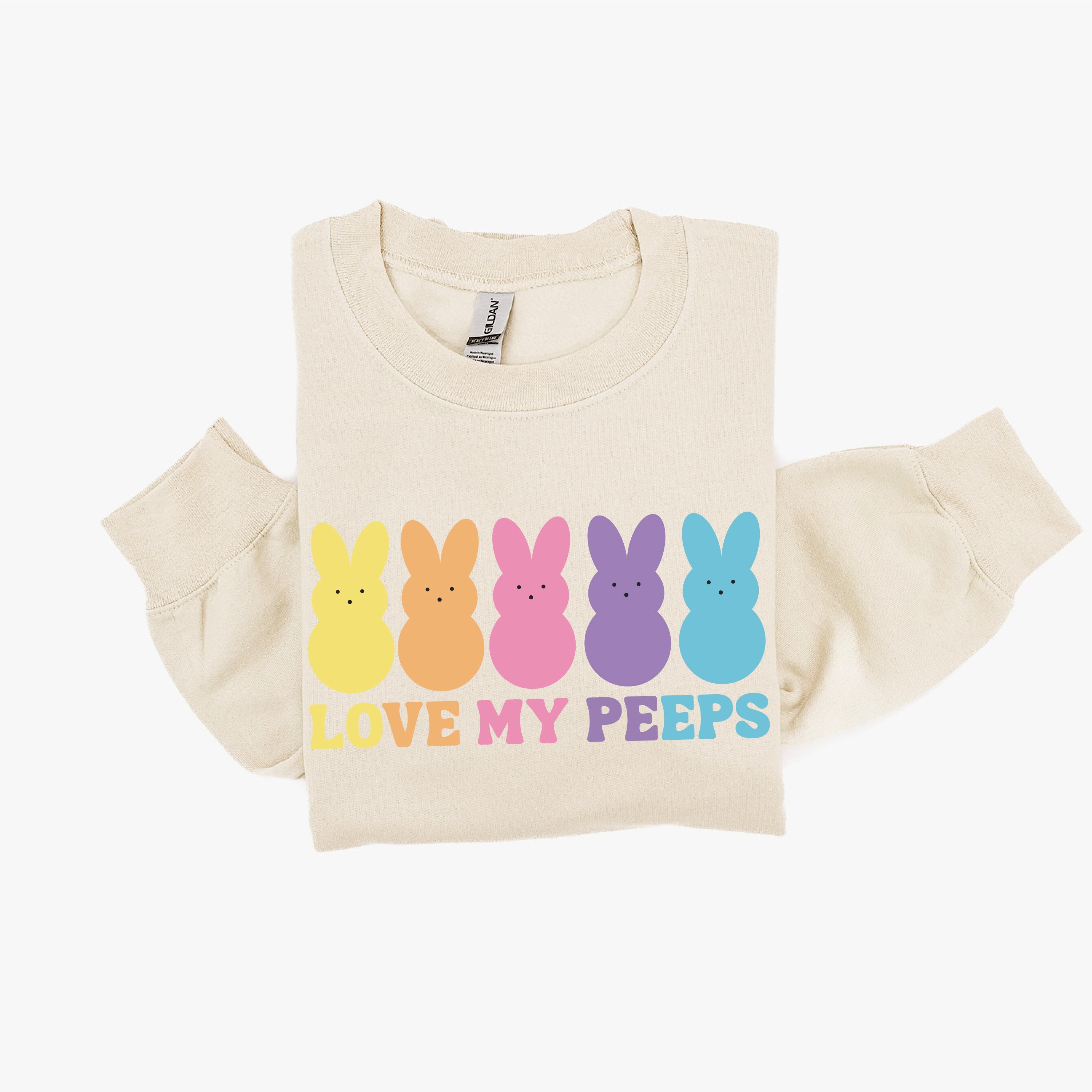Love My Peeps - Neon - BASIC Fleece Little Mama Shirt Shop LLC