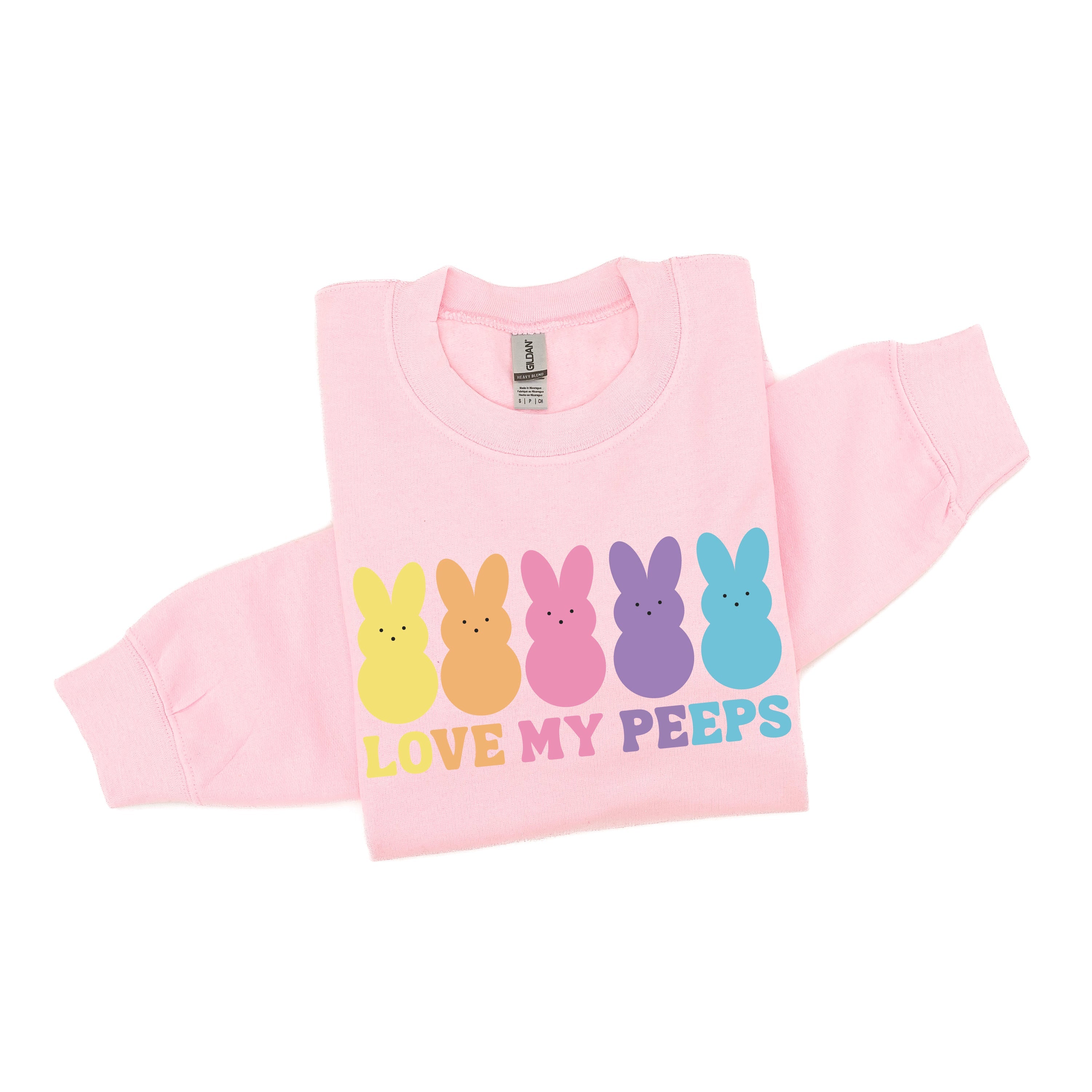Love My Peeps - Neon - BASIC Fleece Little Mama Shirt Shop LLC