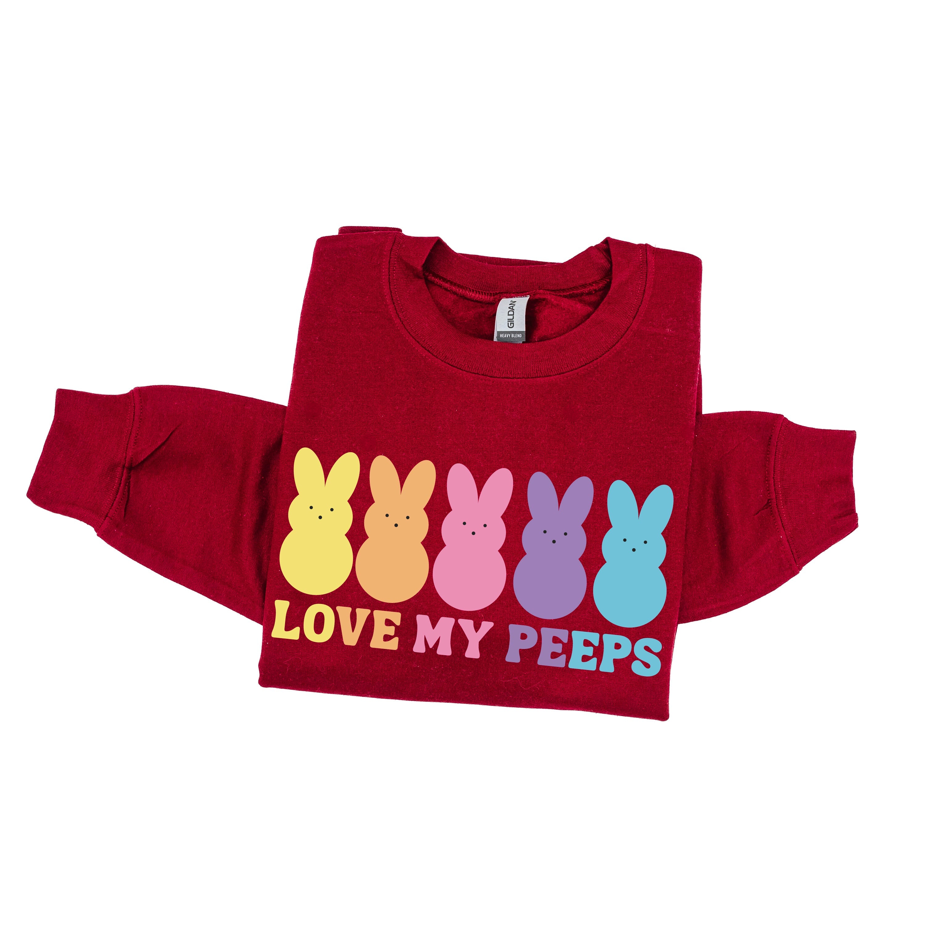 Love My Peeps - Neon - BASIC Fleece Little Mama Shirt Shop LLC