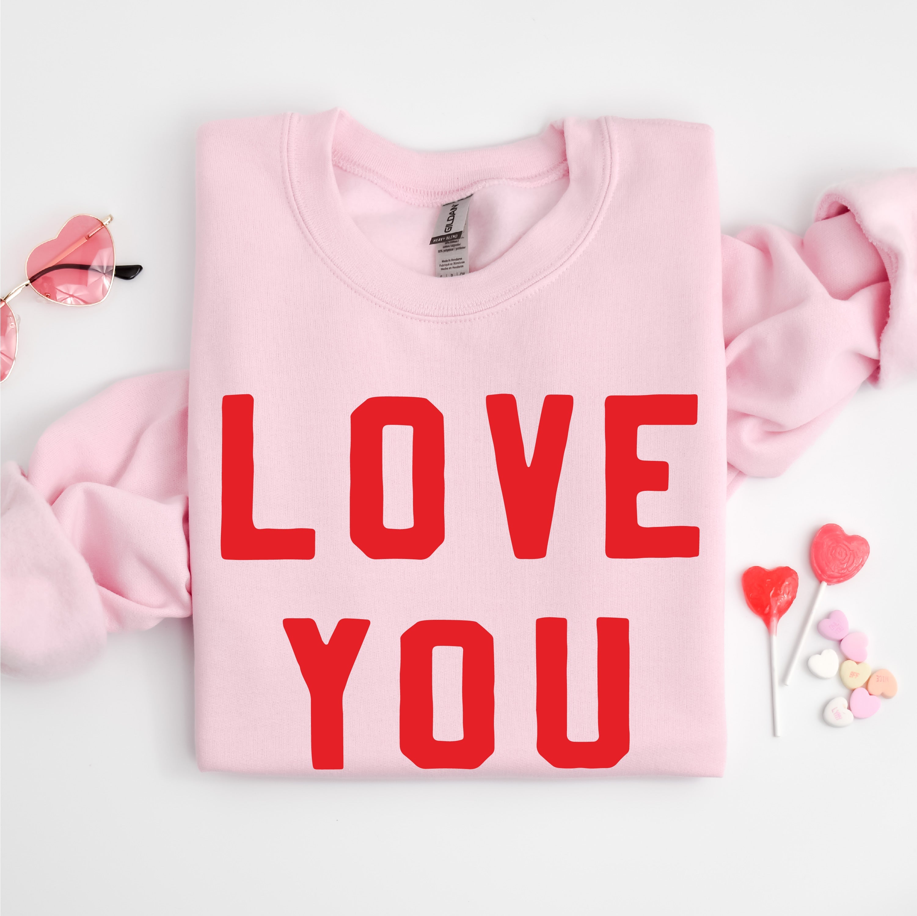 Love You - BASIC Fleece Little Mama Shirt Shop LLC