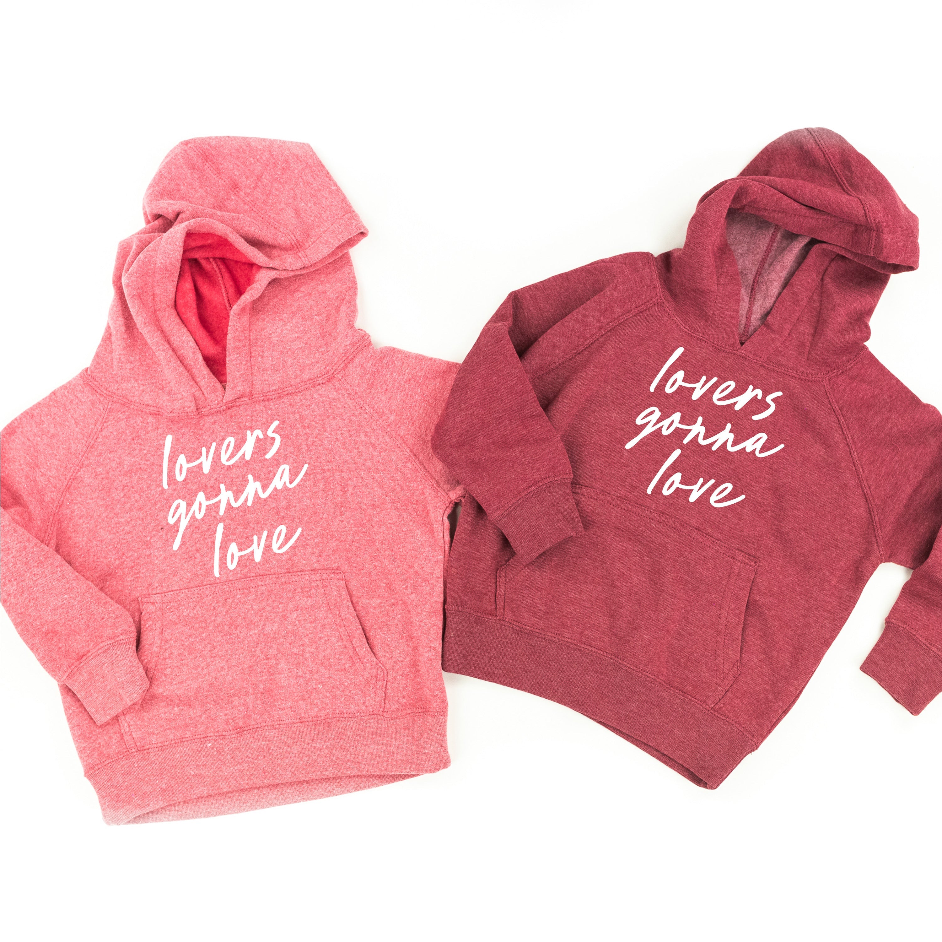 Lovers Gonna Love - Cursive - Child HOODIE Little Mama Shirt Shop