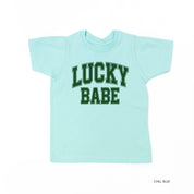 Lucky Babe - Varsity Outline - Child Tee Little Mama Shirt Shop