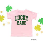 Lucky Babe - Varsity Outline - Child Tee Little Mama Shirt Shop