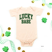 Lucky Babe - Varsity Outline - Infant Bodysuit/Tee Little Mama Shirt Shop