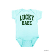 Lucky Babe - Varsity Outline - Infant Bodysuit/Tee Little Mama Shirt Shop