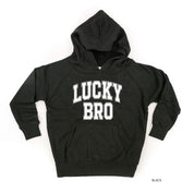 Lucky Bro - Varsity Outline - Child HOODIE Little Mama Shirt Shop